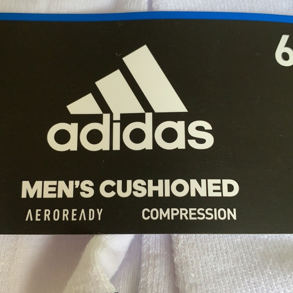 ADIDAS CUSHIONED AERORADY COMPRESSN NO SHOW - Picture 11 of 12